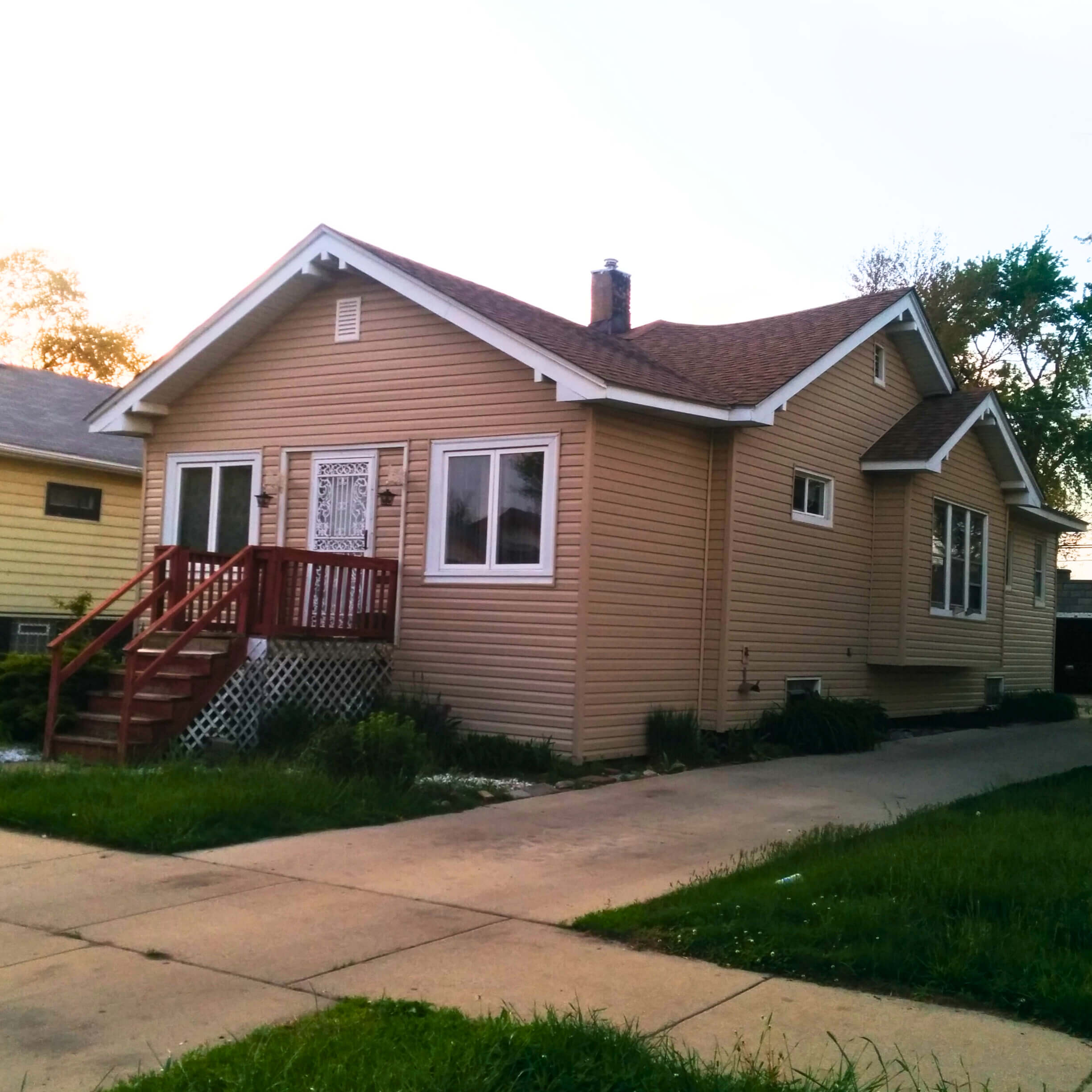 Roof after hail damage restoration